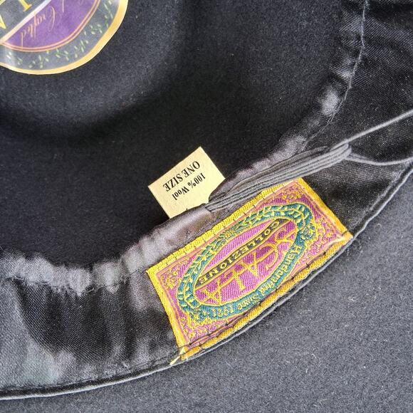 Scala 100% Wool Boho Western Hat Black One Size - Picture 8 of 8